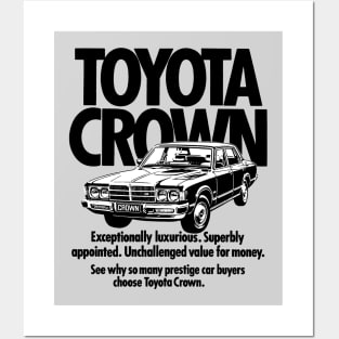 TOYOTA CROWN - advert Posters and Art